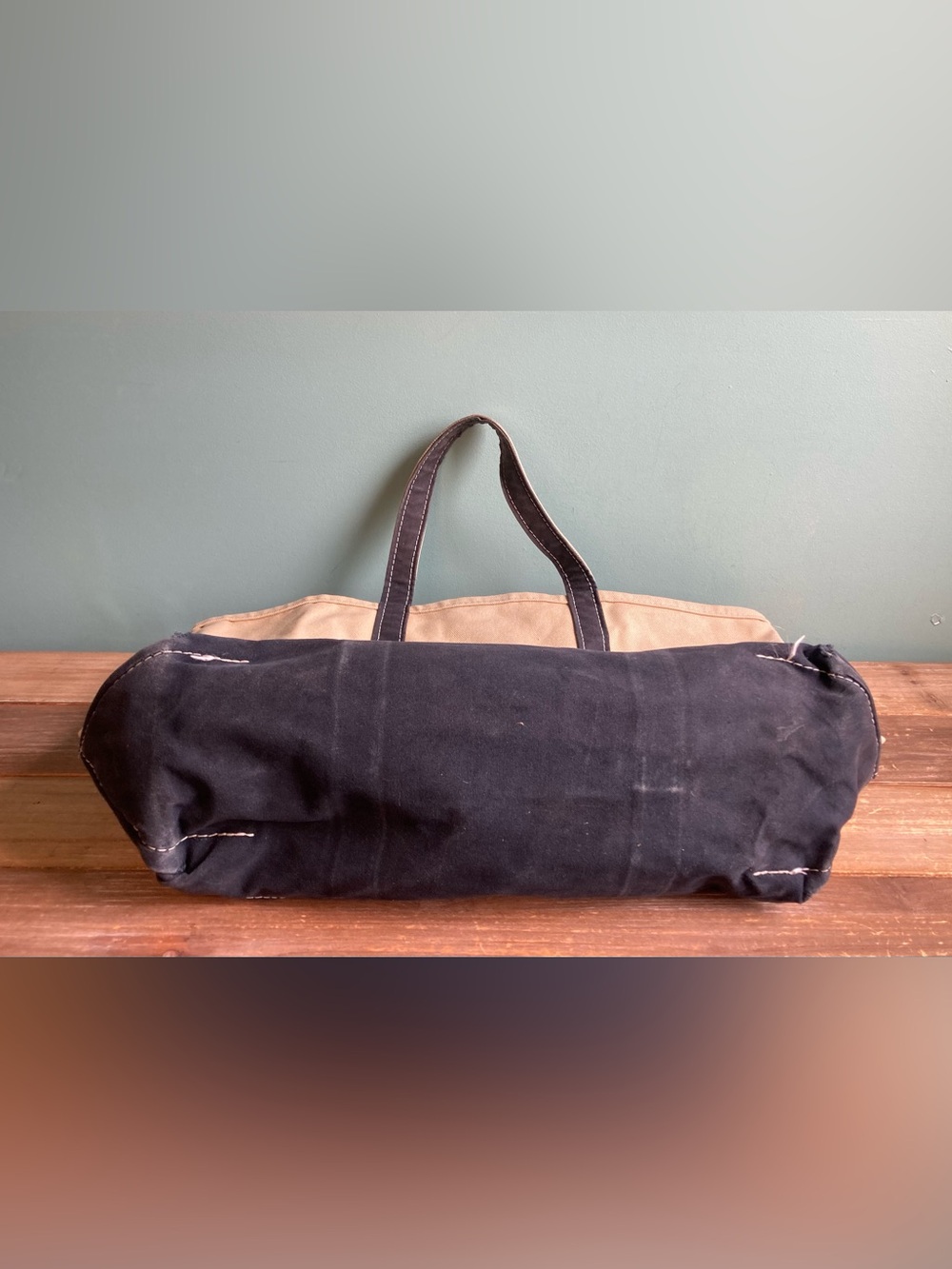 Vintage L.L. Bean 90’s Canvas Boat and Tote Bag - Picture 10 of 12